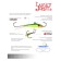 Balancir Lucky John Fin 3 + tee, 4 cm, color 29 blister