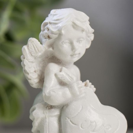 Polystone souvenir "Snowty Angel with Heart" mix 7.7x5x3.7 cm-5