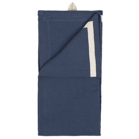 A set of towels of cargo weaving Essential, size 50x70, 2 pcs, dark blue color-2