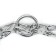 Collar - a noose with a sign for engraving, weaved, 60 cm, wire thickness 3 mm