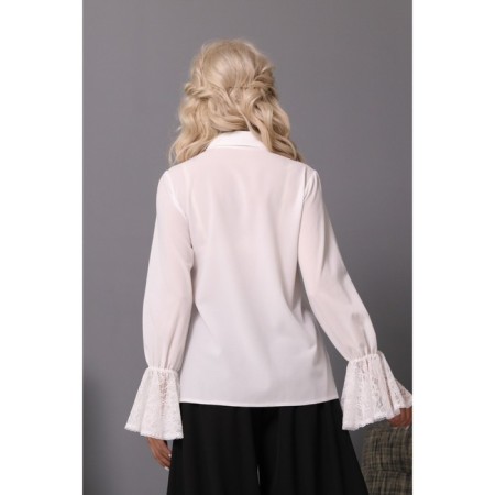 Female blouse, size 42, white color-2