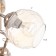 Stela chandelier 3x40W E14 gold 44x4x21cm