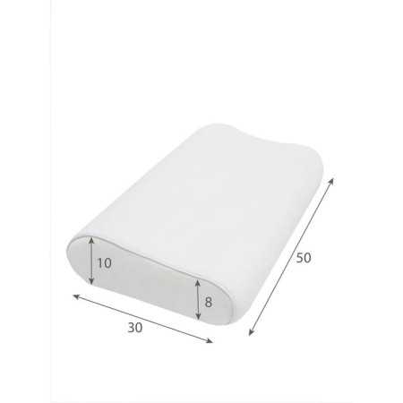 Pillow Memory Foam Junior, size 50x30x10/8 cm-1