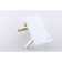 LEMARK MISTA LM6414WG bath mixer, single -leaf, pour 180 mm, watering can, white/gold