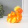 Piggy bank Ceramics "Red -haired snake with fluffy hairstyle" 10.5x13.9x12.3 cm