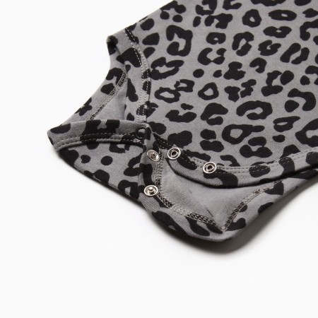 Body with DL. Sleeve Baby I Trendy Grey, height 62-68 cm-3