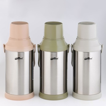Thermos 3.2 l, with a glass flask, retains heat 12 hours, with a mug, mix