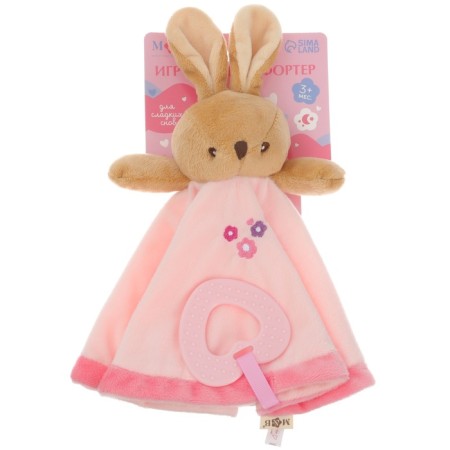 Toy - Comforter "Bunny", rattle, eruption, mum & baby