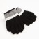 Children's gloves minku colored, col. Black, 15 rr (15 cm)