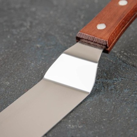 A blade-tank with a wooden handle, curved, 41 cm, working part 29.5 cm-2