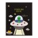 A set of notebooks of 5 pieces, 48 ​​sheets in the Calligrata "UFO" cage, covered cardboard, offset unit