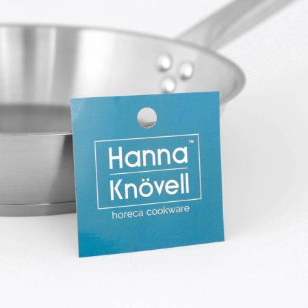 Hanna Knövell stainless steel pan, d = 24 cm, h = 5 cm, wall thickness 0.6 mm, handle length 21.5 cm, induction-11