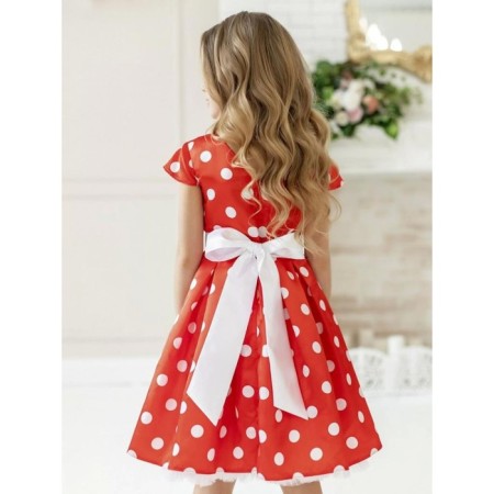 Dress "Diana", height 110 cm, red color-2
