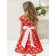 Dress "Diana", height 110 cm, red color