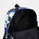 School backpack from textiles on lightning, 3 pockets, blue color