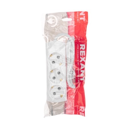 Extension cord Premium 3 nests, 1.5m, 3x1.5mm², s/h, white rexant-5