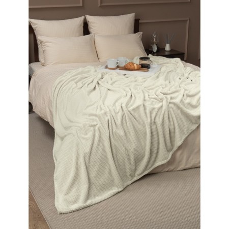 Texrepublic blanket, size 200x220 cm, champagne color-8