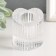 Glass of glass per 1 candle "Heart. Column" Transparent d = 2 cm 5.5x4.8x5.3 cm