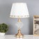 Table lamp "Rose" 1x40W E27+backlight, gold 30x30x55cm