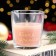 A candle in a glass aromatic "apples in caramel", 6.5x8 cm, beige