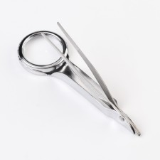 Lupa with tweezers, multiplicity 8, lens 25mm