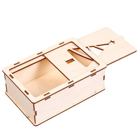The workpiece for creativity "Casket with a drawer. Christmas tree "-2