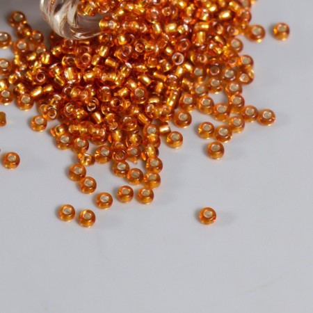 12/0 round beads in the bottle "Bronze-brown" transparent-color 20 g-2