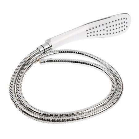 ACCOONA A6519G bath mixer, three holes, cut, single -legged, brass, white-4