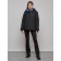 Ski jacket female, size 46, black color