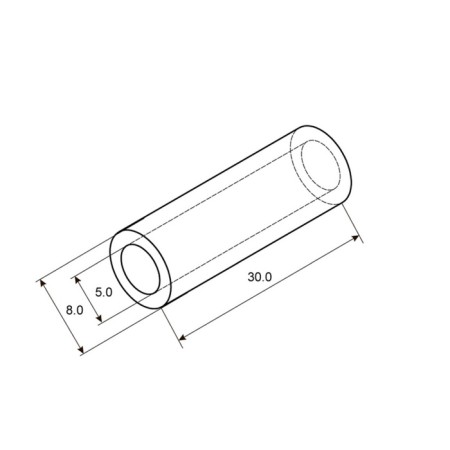 Copper Luzhadiya GML 10-5 (10mm²-Ø5mm) GOST 23469.3-79 (in package 5 pcs.) Rexant-1