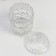 Casket glass cylinder "rhombics and dome" transparent 16x8.5x8.5 cm