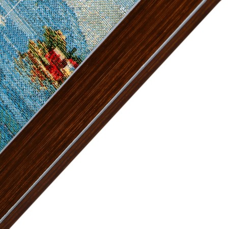 Tapestry "Restaurant on the Embankment" 66x38 cm frame mix-11