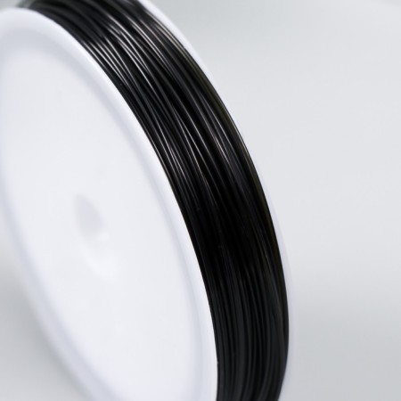 Biser "Astra" 0.6 mm, 30 m, black-2