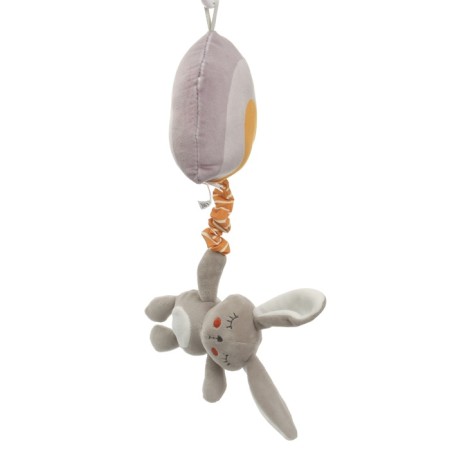 Musical Suspension "Bunny Bonnie", with a squeak, on a crib, stroller, crumb I-10