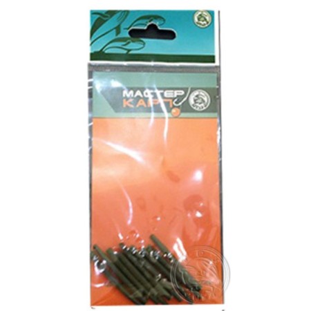 Silicone cone "shank", 40 mm, 10 pcs, green color