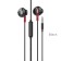 Hoco M57 headphones, wired, inserts, microphone, 1.2 m, black