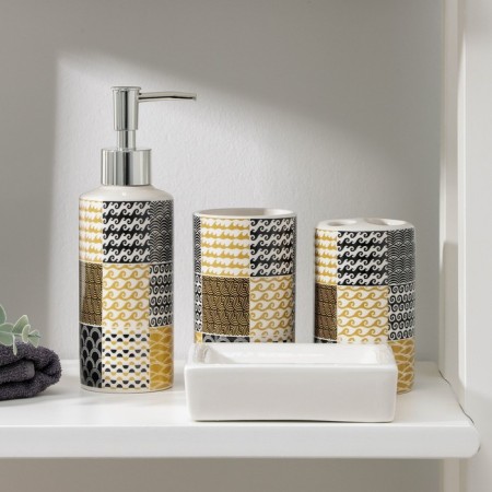A set of accessories for the bathroom "Mosaika", 4 items, color mix-4