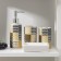 A set of accessories for the bathroom "Mosaika", 4 items, color mix