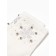 Women's socks "Snowflake from rhinestones" Nzhvip1590, white color, rr 36-40