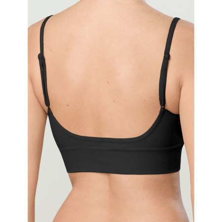 T-shirt-top for women, size m, black color-1
