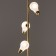 Freya Fr5372FL-03BS Evidence, 220x220x1530 mm, G9, 3x40W, brass color.