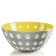 Guzzini le murrine salad bowl, d = 25 cm, yellow-gray color