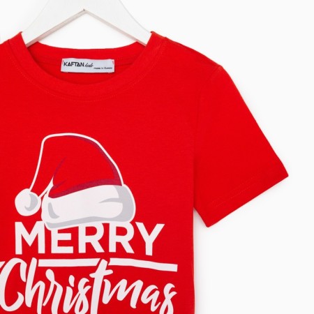 Футболка детская KAFTAN "Merry Christmas" р.28 (86-92)-6