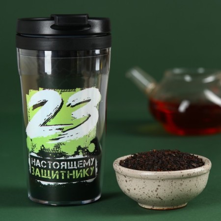 Black tea "Real Defender" in the thermostat 250 ml., 20 g.