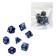 Cubes set for D&D (Dungeons and Dragons, DND) "Game. Lazurit", Series: D&D, 7 pcs
