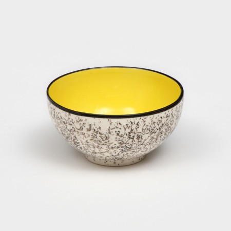 Persia salad bowl, ceramics, yellow, 15 cm, 700 ml, 1 variety, Iran-1