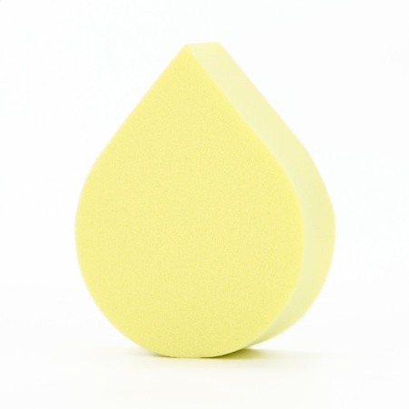 A sponge frame for applying makeup increases when getting wet, the color is light yellow, Beauty Fox-1
