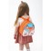 Baby backpack for a girl "Fox", a lightning department, 23x9x20cm, color orange color