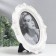 Polystone photo frame 10x14.5 cm "openwork accents" white 16.5x21.5 cm