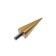 Drill step tundra, HSS, tin, trihedral shank, 4 - 32 mm